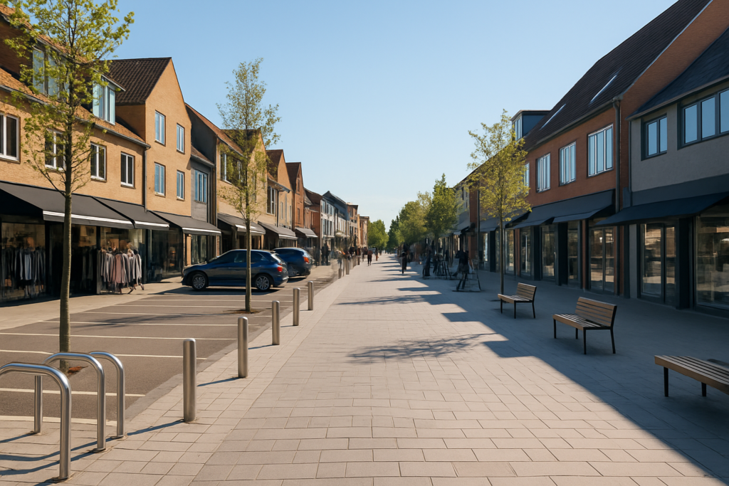 Oplev Taastrup Hovedgade: Butikker, gågade og parkering